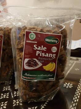 Product Review of Sale Pisang mommy  Pisang sale Mommy 500gr Rendah gula Rendah lemak Makanan Food Snack, rasanya renyah dan legit Snacks Snack Cemilan Manis. from Tokopedia customer review 0