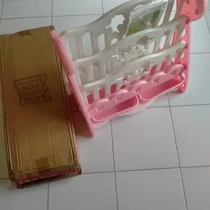 Ottadel Rak Buku dan Mainan Anak Susun Dua Model (4 / 3 Susun + Laci)