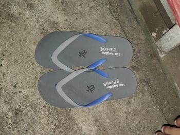 Product Review of Pria Sandal Jepit Jumbo Sun Swallow Evolve 10.5 dan 11.5 Sendal Karet Hitam Cowok from Tokopedia customer review 0