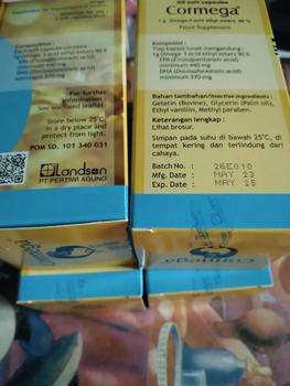 Product Review of cormega botol 30 kapsul 1 Botol from Tokopedia customer review 0