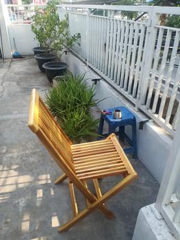 Product Review of Kursi Lipat Kayu Jati ASLI Cafe GARDEN Minimalis - Kursi Lipat Teras from Tokopedia customer review 0