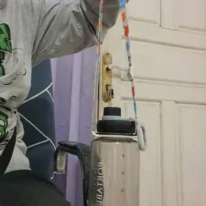 Tali Lanyard Botol Minum anak Strap Universal Kuat motif karakter Gantungan Bunga Silikon