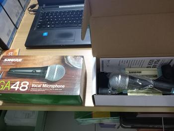 Product Review of Shure PGA48-LC Cardioid Dynamic Vocal Microphone from Tokopedia customer review 0