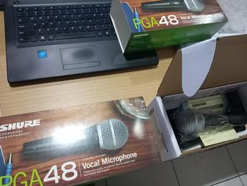 Product Review of Shure PGA48-LC Cardioid Dynamic Vocal Microphone from Tokopedia customer review 1
