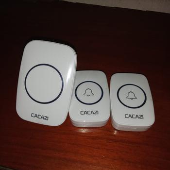 Product Review of Avvic x CACAZI Wireless DoorBell Waterproof 1 Receiver 2 Transmitter Baterai Bel Black Pintu White Kotak from Tokopedia customer review 0