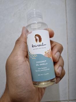 Product Review of Kriwil Coconut Oil - Hair Sealant 30ml Kering Haircare from Tokopedia customer review 0
