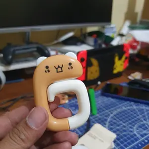 [CAP ANGSA] Handbag Hook Lipat | Cantolan Kait Tas Meja Portable Non Slip | Gantungan purse/backpack/helm/kunci hemat space | Bentuk kartun lucu multicolor | Kuat & stabil, bahan ABS tebal | Mini travel friendly | Ukuran folded 72x51x11mm | Box