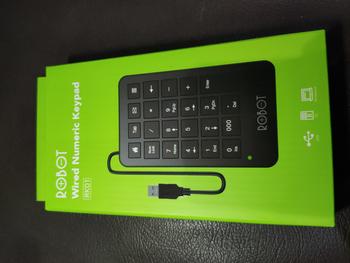 Product Review of Robot Keyboard Numerik Numpad USB RK01 Black from Tokopedia customer review 0