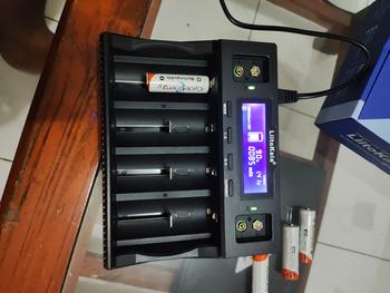 Product Review of Charger Baterai LiitoKala Lii D4XL Original dengan 4 Slot Charging untuk Nimh/Nicd, Li-ion, Li-Ion, dan LiFePo4 Battery from Tokopedia customer review 0