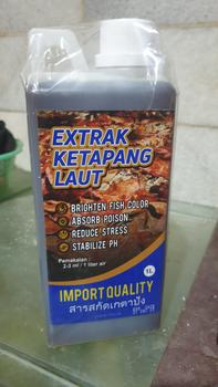 Product Review of ekstrak daun ketapang 1 liter/ekstrak Ketapang laut merah pekat hitam from Tokopedia customer review 0