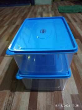 Product Review of SHINPO COMBO 2 Kotak Penyimpanan Makanan Plastik Sorento Storage BPA Free SPO-SIP-309MM from Tokopedia customer review 1