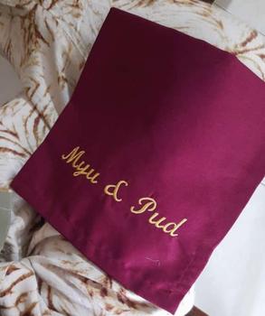 Product Review of Fawn'G Handmade - Personalized Handkerchief | Sapu Tangan Bordir Huruf from Tokopedia customer review 0