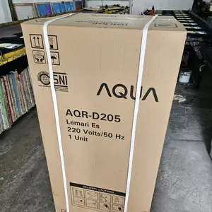 AQUA Kulkas 1 Pintu Kapasitas 165 Liter Semi-Auto Defrost AQR-D205-MDS