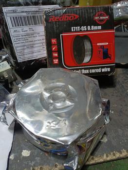 Product Review of Kawat Las Flux Core 0.8MM MIG Redbo 1kg from Tokopedia customer review 0