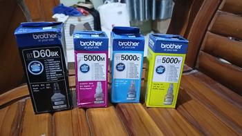 Product Review of BROTHER Tinta BT5000C BT 5000 BT5000 Cyan Ink Bottle Original from Tokopedia customer review 0