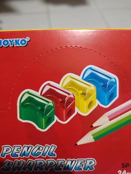 Product Review of JOYKO SHARPENER SERUTAN ROTI RAUTAN PENCIL KAYU PERUNCING SP-362 MURAH 1 BOX [24PCS] from Tokopedia customer review 0