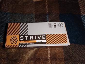 Product Review of STRIVE ENERGY GEL 24g MANGGA MARKISA NANAS untuk supplemen tenaga lari sepeda triathlon  - 1 BOX isi 5 sachet from Tokopedia customer review 0