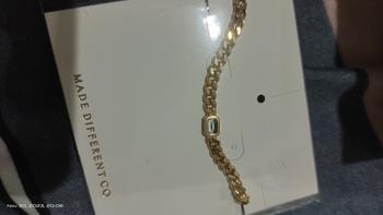 Product Review of MDC x Gelangelicca - Kendra Aquamarine Bracelet - Hypoallergenic from Tokopedia customer review 0