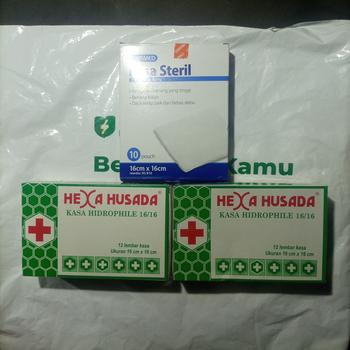 Product Review of ONEMED - Kasa Steril 16 x 16cm Isi 10 | Perban Pembalut Luka from Tokopedia customer review 3