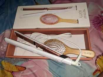 Product Review of Lumi White Slim Line Straightener 1 Inch from Tokopedia customer review 0