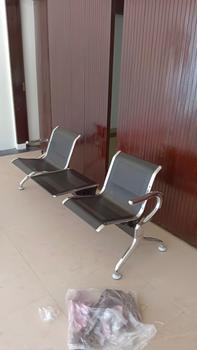 Product Review of Kursi Tunggu Bandara Import - 2 Seater + 1 Table | NK-2+1D from Tokopedia customer review 0