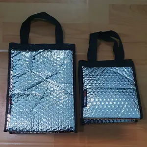 ThermaPack Insulated Tote Bag Sample Set 3 PCS - Cooler Bag Aluminium, Lunch Bag Tahan Panas Dingin