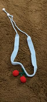 Product Review of Kalung Kucing Anjing Rajut Cherry from Tokopedia customer review 0