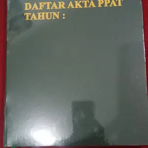 PPAT BUKU DAFTAR AKTA PPAT