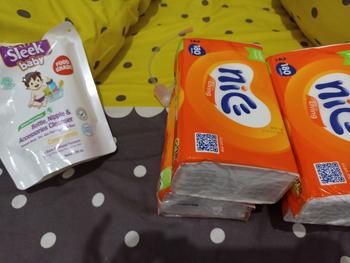 Product Review of Nice Tisu Kering Tisu Wajah 180 Sheets 2 Ply Tissue from Tokopedia customer review 0