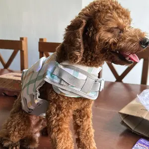 Pelampung Anjing Dog life jacket vest swimsuit for small and medium dog Nyaman Daya Apung Tinggi Desain Sandaran Kepala Mencegah Tenggelam