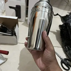 Paket lengkap shaker cocktail stainless 6 in 1 / bartender barware set
