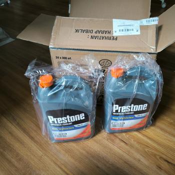 Product Review of Prestone DexCool 50/50 Prediluted Extended 3,78 L x 2 Air Radiator from Tokopedia customer review 2