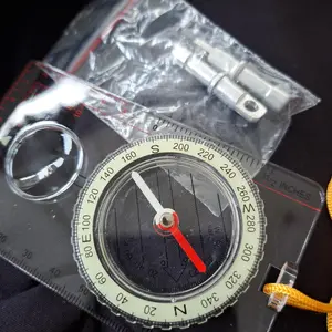 Kompas Mini EPICA Skala Mistar Kecil Kompas Penggaris navigasi Peta Survival