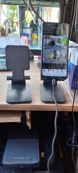 Product Review of Holder Hp Meja Dudukan Hp Meja Stand Hp Universal Stand Meja HD23 Lazypop Handphone PREMI from Tokopedia customer review 0