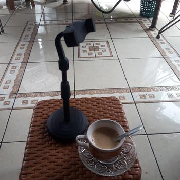Product Review of STAND HP ADJUSTABLE UNIVERSAL / HOLDER MEJA / HOLDER STAND LIVE  / STAND HP ROTARI 360 STAND HP HD25 / STAND HD25 from Tokopedia customer review 1