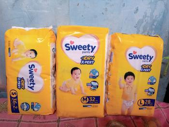 Product Review of sweety bronze m popok bayi celana from Tokopedia customer review 0