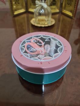 Product Review of COD Set Benang Alat Jahit Kotak Besi Bulat dilengkapi Dengan 12 Warna  Pilihan Set Jarum Gunting Perlengkapan from Tokopedia customer review 0