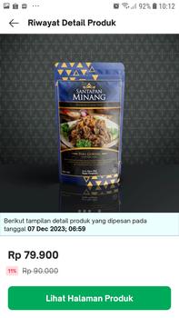 Product Review of Santapan Minang Paru Goreng Kering Asli Padang 200 gram from Tokopedia customer review 2