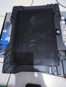 Product Review of kipas laptop cooling pad quinton 2 fan 12cm 15,6inch hitam jaring Computer Cooler pad gaming from Tokopedia customer review 3