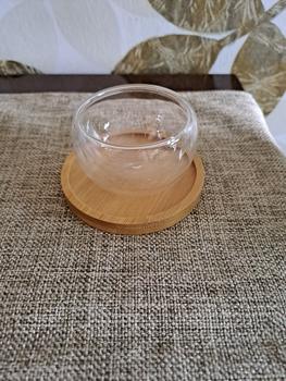 Product Review of Gelas Kaca Teh Double Wall Anti Panas Chinese Tea Glass Shot 6 PCS from Tokopedia customer review 0