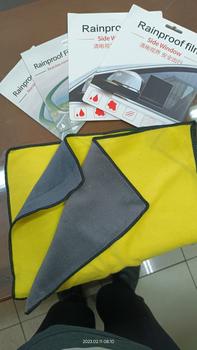 Product Review of Microfiber Kain Lap 30x30 cm Kain Lap Serbaguna 2 Sisi Halus 500 GSM from Tokopedia customer review 0