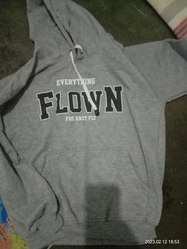 Product Review of Everything Flown Hoodie Unisex Bahan Fleece Sweater Hodie Wanita Pria from Tokopedia customer review 0