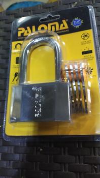 Product Review of PALOMA PLP 508 GEMBOK PAGAR PANJANG PADLOCK LONG P-500 70MM CHROME from Tokopedia customer review 1