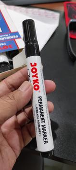 Product Review of JOYKO PERMANENT MARKER ROUND TIP BLACK BLUE RED / SPIDOL PERMANEN JOYKO PENANDA HITAM BIRU MERAH PM-17 PM-18 PM-19 [12PCS] Stationery from Tokopedia customer review 0