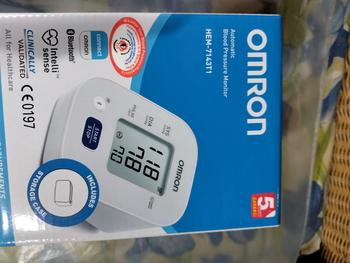 Product Review of OMRON - Tensimeter Digital + Connect Bluetooth HEM 7143T from Tokopedia customer review 1