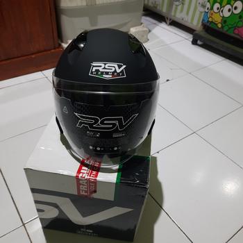 Product Review of HELM Half Face RSV SV300 BLACK DOFF Motorcycle from Tokopedia customer review 2