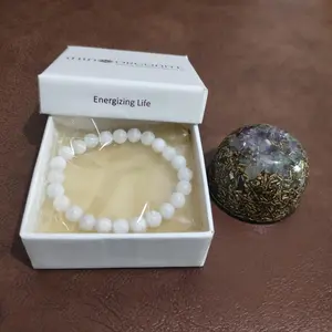 Gelang Natural White Moonstone