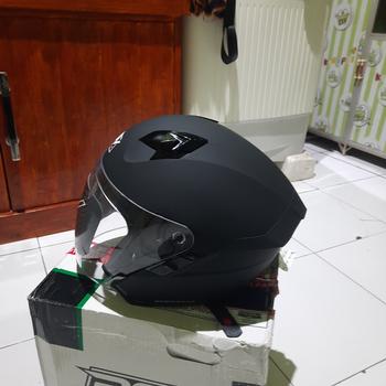 Product Review of HELM Half Face RSV SV300 BLACK DOFF Motorcycle from Tokopedia customer review 0