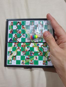 Product Review of Mainan Catur Magnetic Mini Board Game Portable - Ludo Magnetic Mini from Tokopedia customer review 0