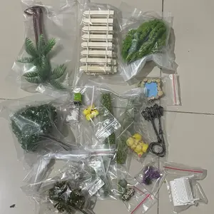 Pagar Mini Ornamen Bonsai Plastik Artifisial/Terarrium/Dioarama MNOO01